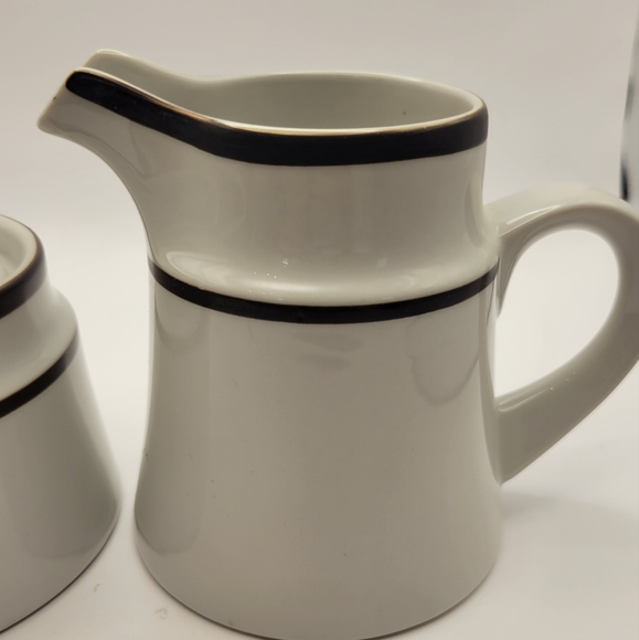 Vintage Noritake Stoneware Creamer and Sugar. - Picture 4 of 8